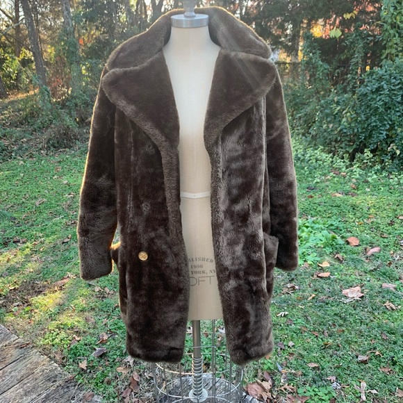 Vintage Sears Faux-Fur Teddy Coat - Picture 3 of 15